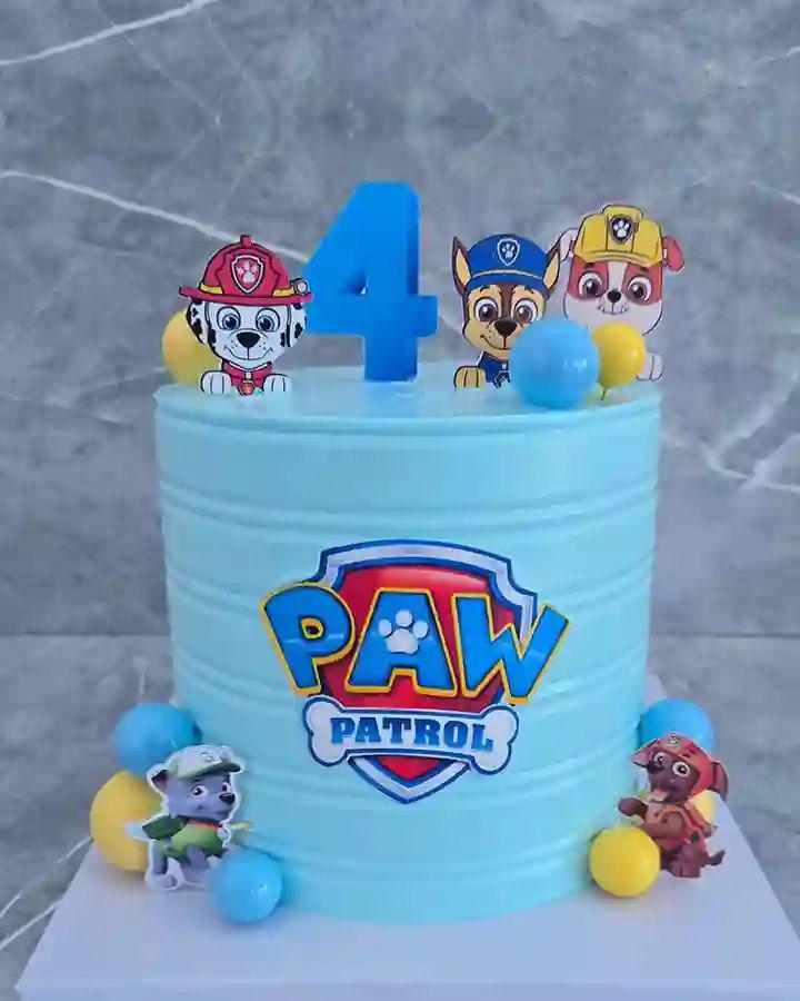 Paw Patrol kids birthday cake